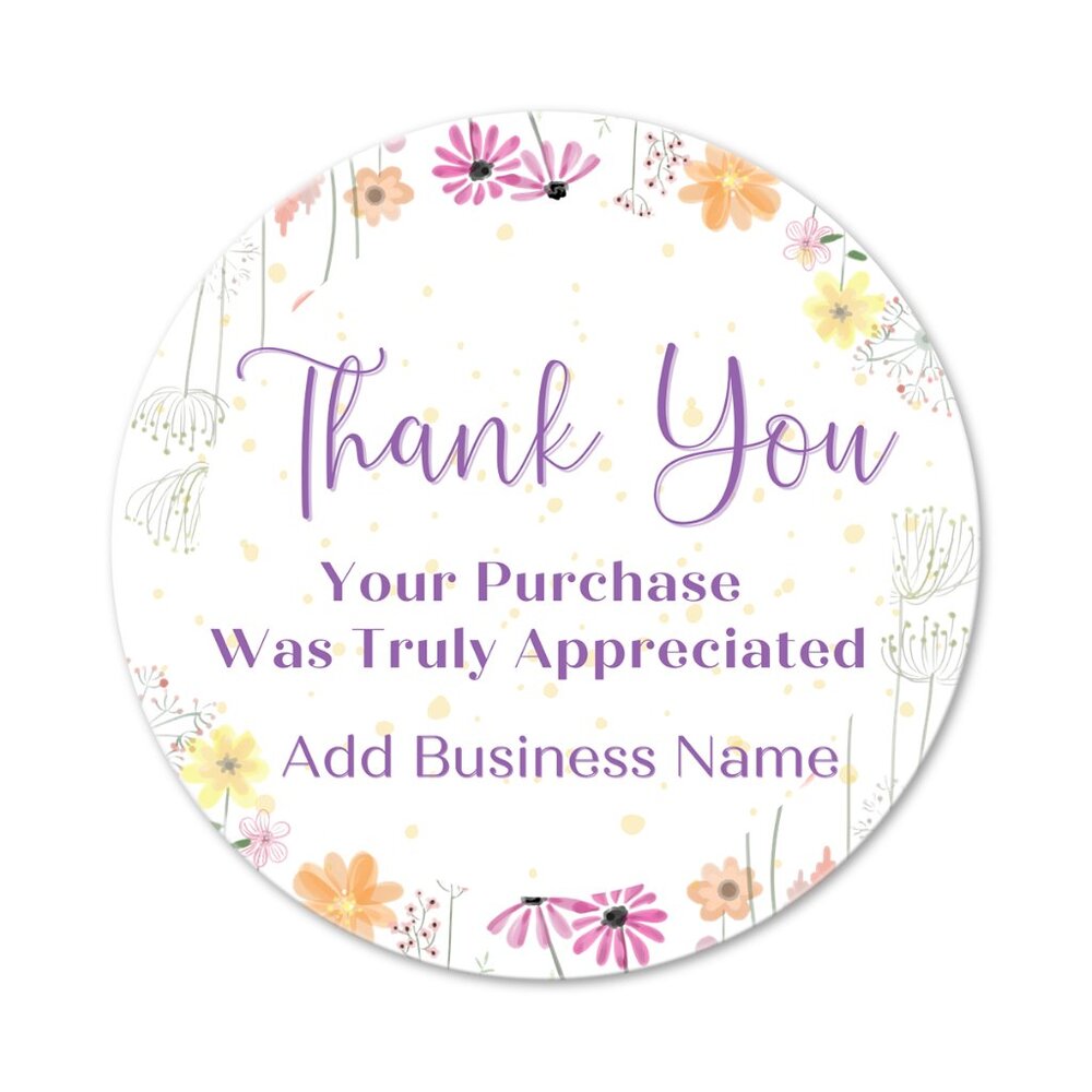 Thank You Classic Round Sticker